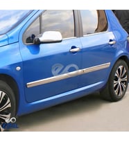 Peugeot 307 Krom Yan Kapı Çıtası 4 prç. 2001 Üzeri P. Çelik