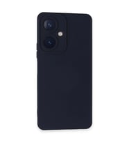 Vivo Y27 Kılıf Nano içi Kadife Silikon - Lacivert