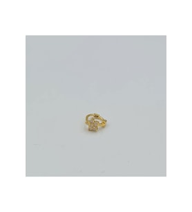 Cerrahi Çelik Taşlı Minimal Çiçek Halka Küpe Tragus Helix Kıkırdak Piercing