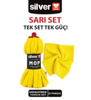 Profesyonel Mikrofiber Mop Başlığı ve Temizlik Bezi Seti Ultra Emici Leke Bırakmaz