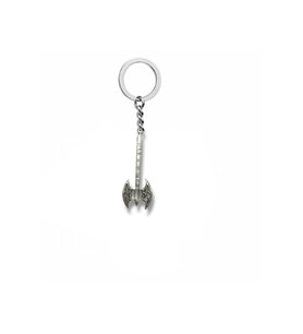 Çift Bıçaklı Savaş Baltası Figürlü Anahtarlık – Zamak Metal Unisex Mitolojik Aksesuar