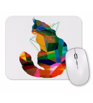 Renkli Cat Kedi Mouse Pad