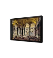 Osmanlı Zamanı Ayasofya Camii Çerçeveli Mdf Tablo
