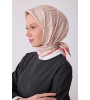 Belli Twill İpek Desenli Eşarp 4326D