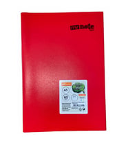 Mynote Text Neon Defter A5 60 Yp Kareli - Kırmızı (Kırmızı)