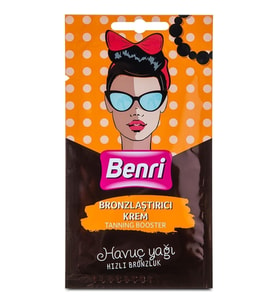 Benri Bronzlaştırıcı Krem Havuç Yağı 15 ml