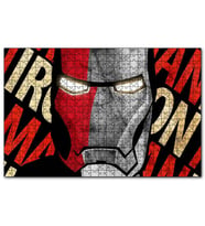 Cakapuzzle Iron Man Yakın Plan İllüstrasyon  Puzzle Yapboz MDF (Ahşap) (120 Parça)
