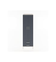 Hyperion Dolap 4 Raflı 2 Çekmeceli 2 Kapaklı 60x44x195 Aytaşı-Antrasit
