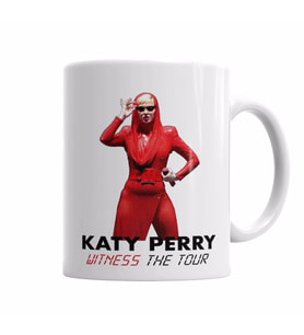 Katy Perry Witness The  Tour Kupa Bardak Porselen