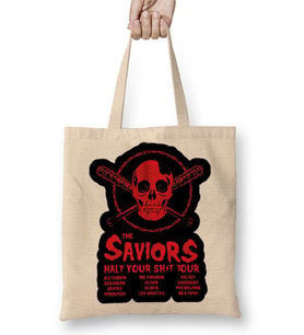 The Saviors Half Your Shit Tour Bez Çanta Uzun Saplı