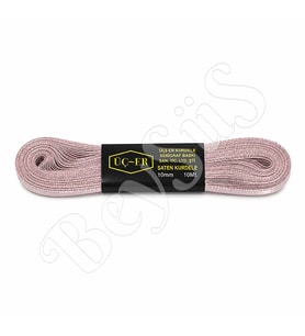 Saten Kurdele 10 mm Pudra