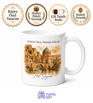 Batman Hasankeyf Mağaraları Zeynel Bey Türbesi Taş Köprü Kupa Bardak Hediye