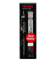 ROTRING TİKKY VERSATİL RD 0.5+ MİN+ SİLGİ HEDİYELİ BORDO SET