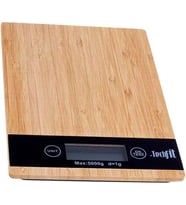 DİJİTAL BAMBU MUTFAK TERAZİ 5KG TF-1007