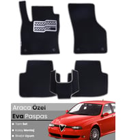 ALFA ROMEO 156 (1997-2006) Uyumlu EVA Paspas Tam Set–Araca Özel,Kolay Montaj,Su Geçirmez