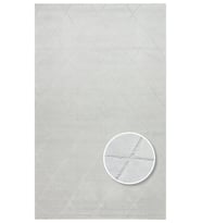 Makine Kaymaz Yıkanabilir Beyaz Geometrik Triko Salon Halısı Mutfak Halısı Koridor Halısı Yolluk grey