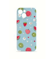 iPhone 15 Plus Vorian İnce Kamera Korumalı Mika Kılıf Fruit Confetti Sky