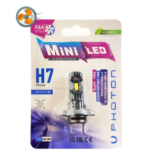 RENAULT Espace 2000-2003 ile uyumlu Photon Mini Fanlı H7 Kısa LED Far 16000 lumens