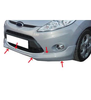 Ford Fiesta Uyumlu 6 Ön Tampon Altı Fiber 2008 Ve Sonrası