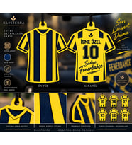 Fenerbahçe Kişiye Özel İsim ve Numaralı Ahşap Oto Ayna Kokusu