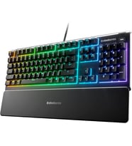 Steelseries Apex 3 Rgb Oyun Klavyesi 10 Bölgeli Rgb Aydınlatma Ip32 Su Geçirmez Birinci Sınıf Manyet