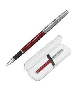 SCRIKSS 800K ROLLER KALEM KIRMIZI YARI KROM KRİSTAL KUTU