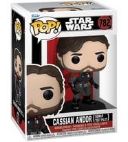 Funko Pop Star Wars: Andor S3- Andor With Chase, Oyuncak Figür (Krem)