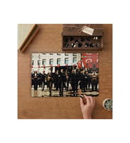 Atatürk - 29 Ekim Cumhuriyet Bayramı Tasarımı 240 parça Ahşap Puzzle Ahşap Kutuda MP06943