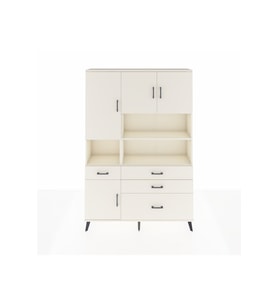 Arges Gardrop 9 Raflı 4 Çekmeceli 4 Kapaklı 132x30x195 Aytaşı-Aytaşı