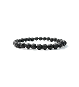 A+ KALİTE > ABD Menşeili Sertifikalı Lav Doğal Taş Bileklik - Handcrafted