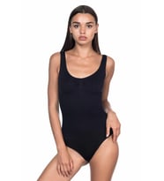 Amora Secret Siyah Mı Emay 1924 Soft Kalın Askıllı Çıtçıtlı Body