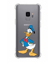 Samsung Galaxy S9  Köşe Korumalı Antişok Kapak Donald Duck Tasarımlı Şeffaf  Kılıf