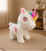 Sevimli Ünicorn Kanatlı At Peluş Premium Hediye 30cm