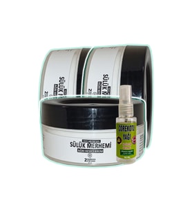 Sülük Merhemi Ağrı Giderici Krem 3 Adet 50 ml Eklem Kas Vücut Ağrıları Dindirici + 30 ml Çörek Otu Ağrı Dindirici Yağ