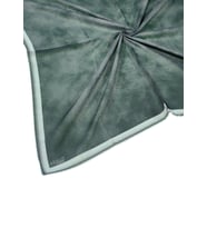 Ebruli Soft Pamuklu Desenli Eşarp - 95x95 cm (Siyah)