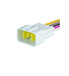 İş Makine Soketi Beyaz Dişi 8 Pin Kablolu