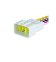 İş Makine Soketi Beyaz Dişi 8 Pin Kablolu