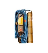 MGM-P 150 1.5 HP 220v 25 mt. Kablolu & Panolu Bronz Yağ Çemberli Dalgıç Pompa Çıplak Motoru