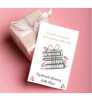 Öğretmenler Günü Not Kartı 7x10 cm. Öğretmenler Gününüz Kutlu Olsun-36 Adet