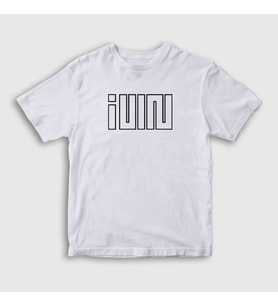 Presmono Unisex Çocuk Beyaz Logo K-Pop G I Dle T-Shirt 406027tt (Beyaz)