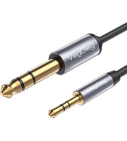 3.5mm to 6.35mm Stereo TRS Enstrüman Amfi Aux Ses Kablosu