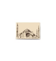 Ayasofya Çizimli Tablo - 105787 - 40x60 Cm