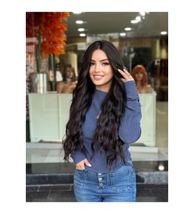 Exclusive Kahve Tonu Perçemsiz Vip Tam Peruk