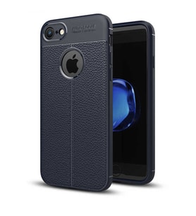 Apple iPhone 7 Uyumlu Kılıf Zore Niss Silikon Kapak (Lacivert)
