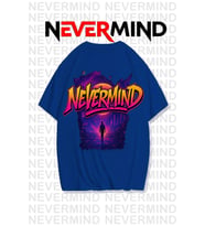 Neon Unisex Tişört Retro Vaporwave Tasarım %100 Pamuk (Lacivert)