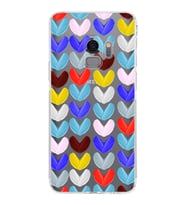 PrintiFy Samsung Galaxy S9 ile Uyumlu Water Color 1  Kamera Korumalı Şeffaf  Kılıf