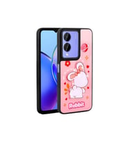 Vivo Y17S Uyumlu Kılıf Parlayan Kabartmalı İkonik Figürlü Zore Amas Silikon Kapak