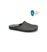 Ceyo 9933 Topuk Jelli Anatomik Taban Kışlık Erkek Terlik Gri 40-45