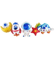 Uzay Teması Folyo Balon 5 li Set