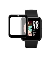 Xiaomi Mi Watch Lite 3D Full Kavisli PMMA Cam Ekran Koruyucu (Siyah)